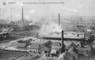 CHARLEROI HAUTS FOURNEAUX ET USINES MARCHIENNE AU PONT 10-08-1913.jpg